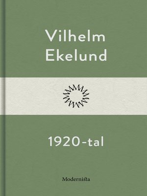 cover image of 1920-tal